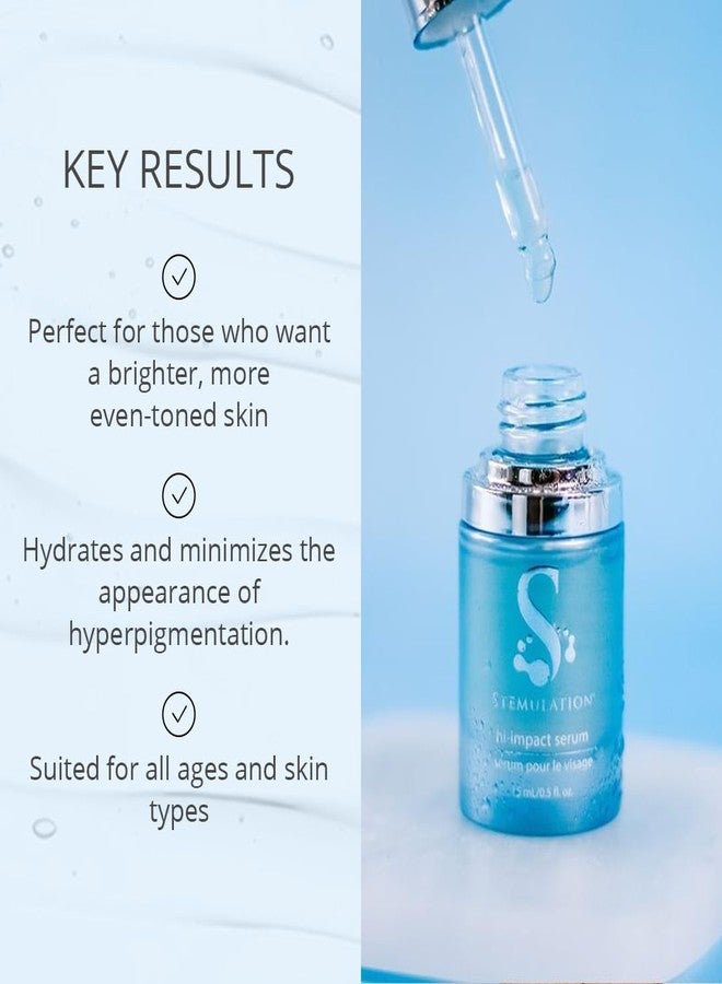 stemulation HI Impact Serum - The Ultimate Brightening Serum with Hyaluronic Acid, Vitamin C and Epidermal Growth Factors - Image 3